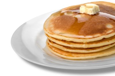 Pancakes on plate
